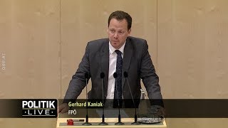 Gerhard Kaniak  Erhöhung Pflegegeld  272019 [upl. by Shrier835]