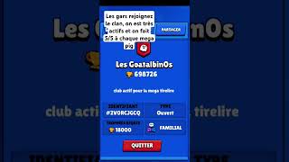 REJOINGNEZ LE CLAN 🙏brawlstars supercell jeux phonk clan club [upl. by Mehala]