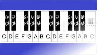 Piano Lesson 7 How to Label a 32 36 37 49 54 61 76 and 88 key Keyboard [upl. by Nim]