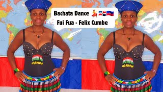 Felix Cumbe  Fui Fua bachata song dance and lyrics by African Dominican an African woman [upl. by Neyud]