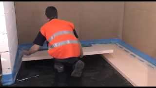 How to install Hep2O pocketed polystyrene system for underfloor heating [upl. by Damick]