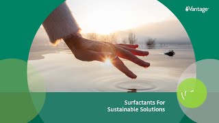 Surfactants for Sustainable Solutions [upl. by Idnic]