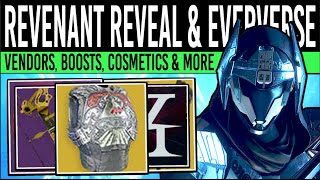 Destiny 2 REVENANT REVEAL amp FACTION EXOTICS Eververse LOOT News Updates Vendors Rewards Oct 1 [upl. by Adnorahc]