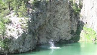 Cliff Jumping Invermere BC  Twin Lakes [upl. by Melessa6]