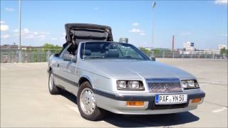 Chrysler LeBaron Turbo 1988  Start Up Exhaust and In Depth [upl. by Liahus]