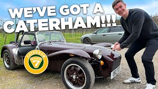 COLLECTING a Caterham Super Seven 600 [upl. by Ahseetal503]