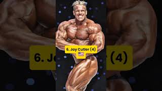 Top 10 bodybuilders with most MrOlympia title😱🎖  top bodybuilding mrolympia motivation india [upl. by Areis]