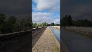 Canal de Midi Aqueduct over Orb river [upl. by Enialem]