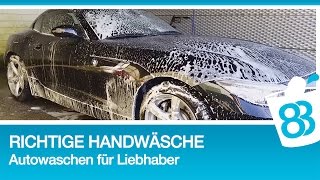 Die richtige Handwäsche  Autowaschen für Liebhaber  Autopflege Auto waschen Tutorial [upl. by Anicul]