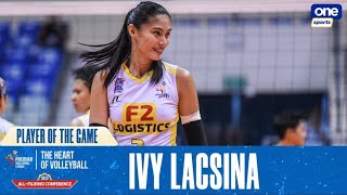 Lacsina leads 19 points for F2 Logistics  2023 PVL AllFilipino Conference [upl. by Anidem]