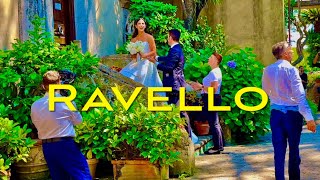 RAVELLO♥️ THE MOST BEAUTIFUL VILLAGE OF THE AMALFI COAST FOR HOLIDAYS AND CELEBRATIONS 60 fps [upl. by Sklar]