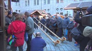 Karin Seehofer eroeffnet das Weihnachtsdorf im Kaiserhof der Residenz München am 23 11 2015 Teil I [upl. by Etteb]