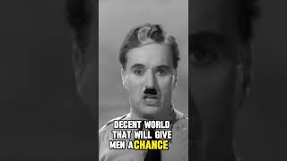 Charlie Chaplin Final Speech from The Great Dictator [upl. by Aenat]