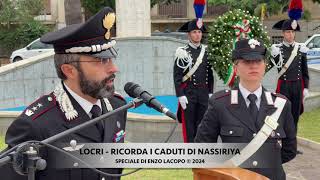 LOCRI ricorda i caduti di Nassiriya 2024 by EL [upl. by Esilanna664]