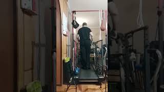 █ OLEK █ Quadriplegic walks independently on a treadmill [upl. by Ramin688]