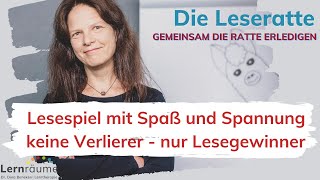 Leseratte Lesen lernen 1 Klasse  gemeinsam gegen die Ratte Kooperatives Lesenspiel [upl. by Eberta]