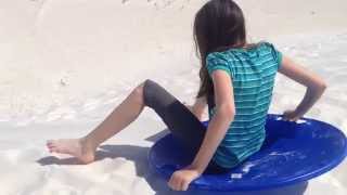 Dune Sledding at White Sands National Monument [upl. by Janiuszck268]