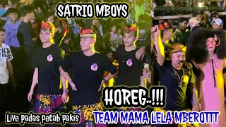 PENONTON HEBOH  TEAM MAMA LELA SATRIO MBOYS  live padas pecah pakis 2024 malang [upl. by Onitnas741]