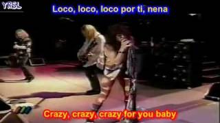 Aerosmith  Crazy  SUBTITULADA EN ESPAÑOL amp INGLES LYRICS LETRAS SUB [upl. by Minoru]