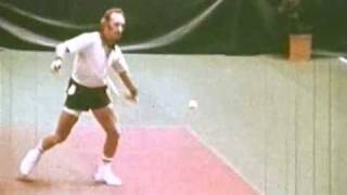 Rod Laver def Pancho Gonzales on grass 46637564 Longwood US summer 1964 [upl. by Acnaib]