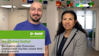 BASF in der Schweiz Wir lieben Vielfalt – Porträt von Souad und Florian [upl. by Otrebcire930]