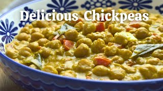 EASIEST Chickpea Curry  Healthy amp Vegan [upl. by Anaoj851]