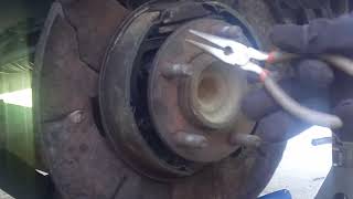 2007 Dodge grand caravan parking brake replacement [upl. by Ariamat]