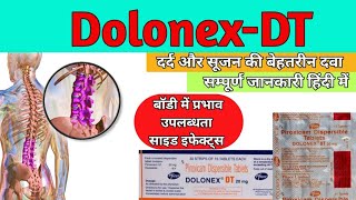 DolonexDT  Dolonex DT 20 mg Tablet Uses in Hindi Dolonex DT 20mg Tablet Uses in Hindi  Piroxicam [upl. by Morey]