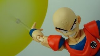 SH Figuarts Krillin Dragon Ball Z Figure Review [upl. by Whittemore]