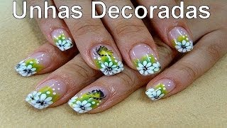 Como Fazer Unhas Decoradas Passo a Passo [upl. by Calida]