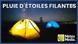 Pluie détoiles filantes pour le début dannée [upl. by Eneliak]