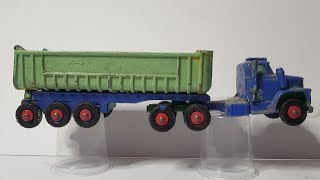 MATCHBOX Restoration No K16 Dodge Tractor with Fruehauf Tippers 1966 [upl. by Animas]