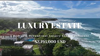 BRAND NEW OCEANFRONT LUXURY VILLA FOR SALE NEAR CABARETE  Blue Sail Realty DIR 1 849 283 4906 [upl. by Ilan280]