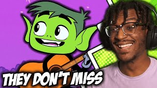 SO I REACTED TO THE BEST TEEN TITANS GO SONGS [upl. by Ramirol296]