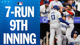 The Dodgers pour it on in the 9th 3 STRAIGHT HOMERS [upl. by Grider]