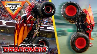 Best of Dragonoid 🔥 Monster Jam Monster Truck amp Toy Stunts  Bakugan Dragonoid Compilation 2022 [upl. by Kacy]