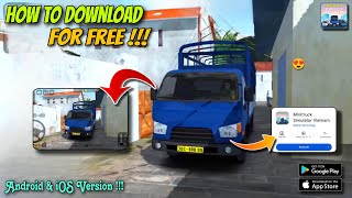 🚛 How To Download For Free 🚛 Minitruck Simulator Vietnam  Mobile Version  New News [upl. by Ursulette]