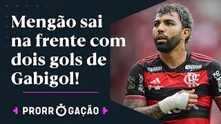 FLAMENGO VENCE A IDA DA FINAL DA COPA BETANO DO BRASIL COM SHOW DE GABIGOL  PRORROGAÇÃO [upl. by Enerod]