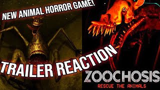 Zoochosis  New Horror Animal Game Trailer Reaction [upl. by Niveg629]