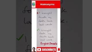 What are homonyms shortsviral [upl. by Anyel246]