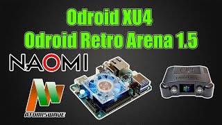 ODROID XU4 RetroPie ORA 15  Naomi  Atomiswave  N64 Case Support [upl. by Elylrac]