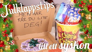 DIY Julklappstips till ett syskon  biolåda amp pengapizza [upl. by Miarfe]