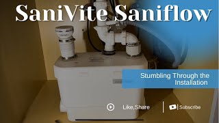 Sanivite Saniflow Undercabinet Drain Pump Installation [upl. by Arorua877]