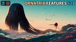 Ornatrix Features 28  Branching Demo in 3ds Max [upl. by Mharg692]