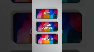 flat vs curved vs quad curved display [upl. by Lyrrad930]