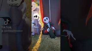 Mini Jack rises jackskellington nightmarebeforechristmas inflatable [upl. by Luciano]