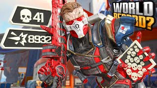 WORLD RECORD 41 KILLS and 8932 Damage in ONE Game INSANE Revenant Gameplay Apex Legends [upl. by Ailaht]