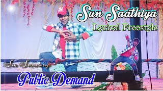 Sun Saathiya  Lyrical Freestyle  Hrudurampur  Sm Swarup sunsaathiya dance performance new [upl. by Nnylyt]