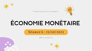 Économie monétaire S3 séance 6  la création monétaire Les formes de création monétaire [upl. by Wayolle661]