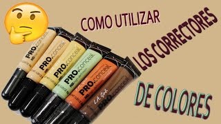 Como utilizar los correctores de colores [upl. by Rheba]